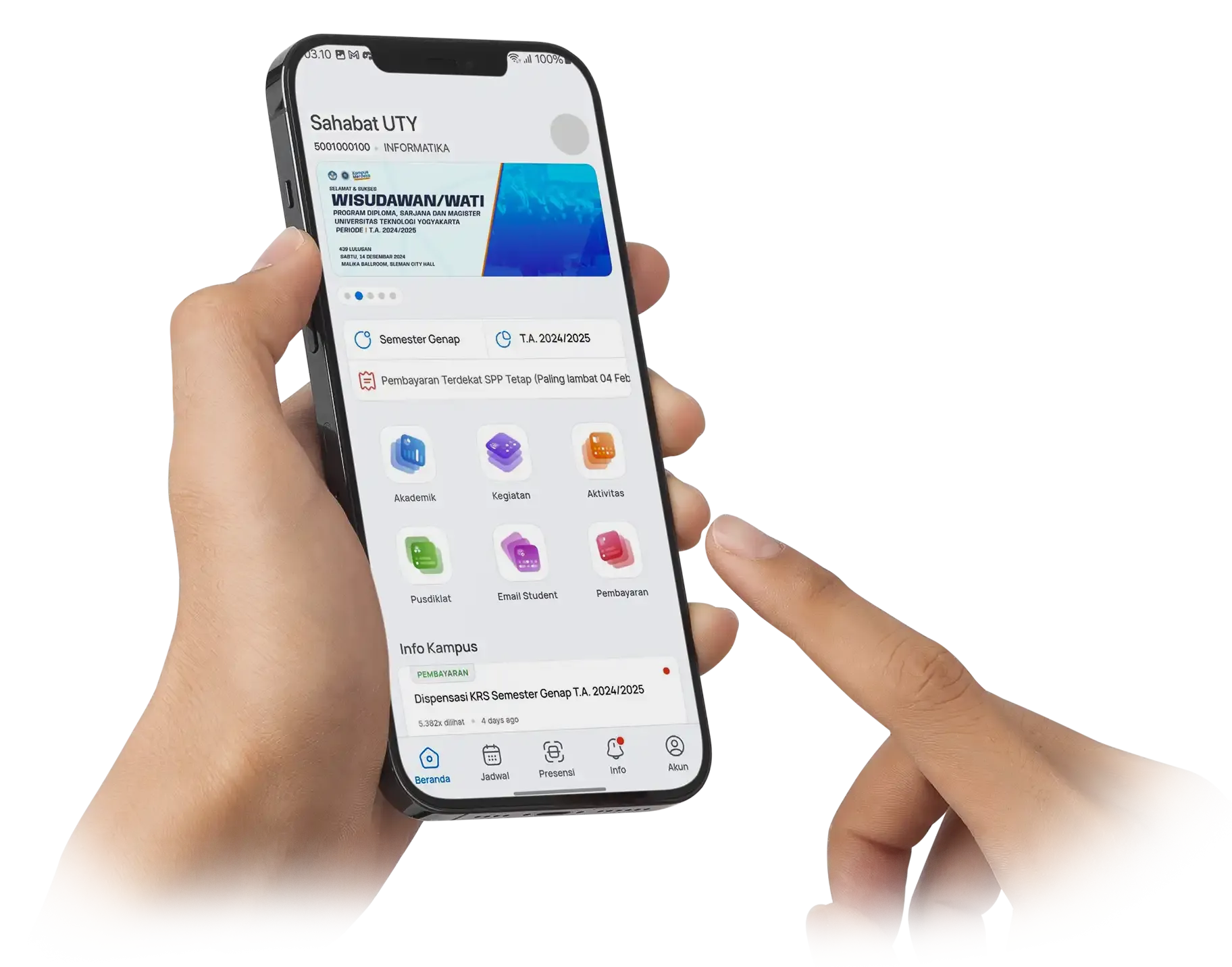 Aplikasi Portal Mahasiswa UTY